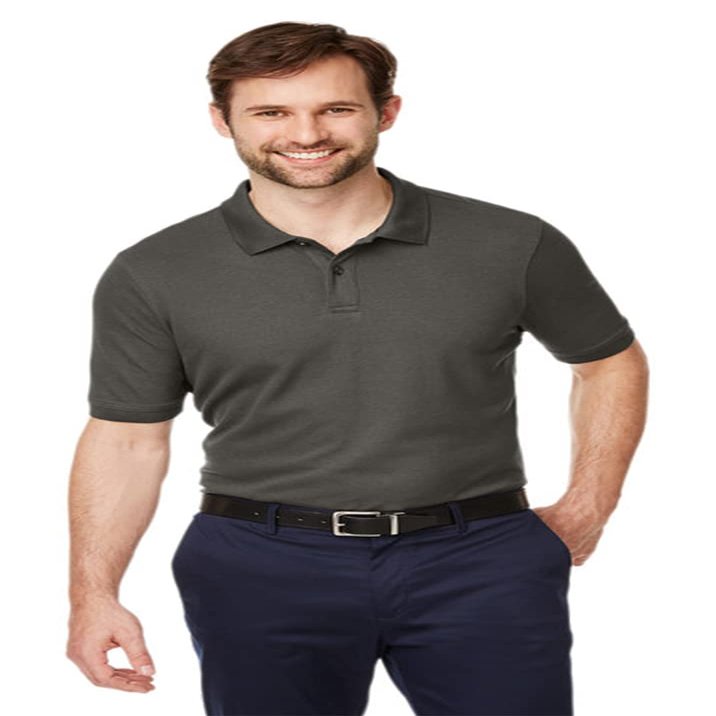 Devon & Jones Men's New Classics Performance Polo Shirt, Graphite, Small