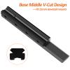 LONSEL 11mm Dovetail to 21mm Picatinny Rail Convert Adapter - 155mm/6.1" Long Extension Low Profile Scope Mount Converter Adaptor - Base Mount 3/8" to 7/8" Converter -14 Slots (1 Pack) view 4