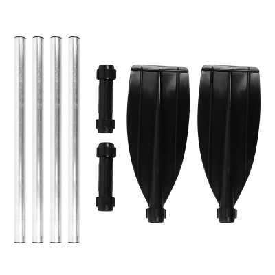 Boat Oars, Aluminum Alloy Paddles Marine Oar 210cm/82.7in Detachable Afloat Oars Dual End Portable for Boat Kayak Raft Canoe
