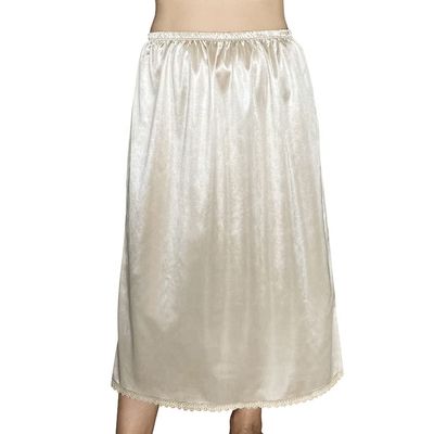 Brinkina Women's Half Slips Lace Plus Size Underskirts for Casual Knee Length Dress(4XL, 103Neutral)