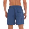 tuduoms Summer Men's 4" Swim Trunks Quick Dry Beach Shorts Casual Lightweight Workout Athletic Running Shorts with Pockets A-Navy view 2