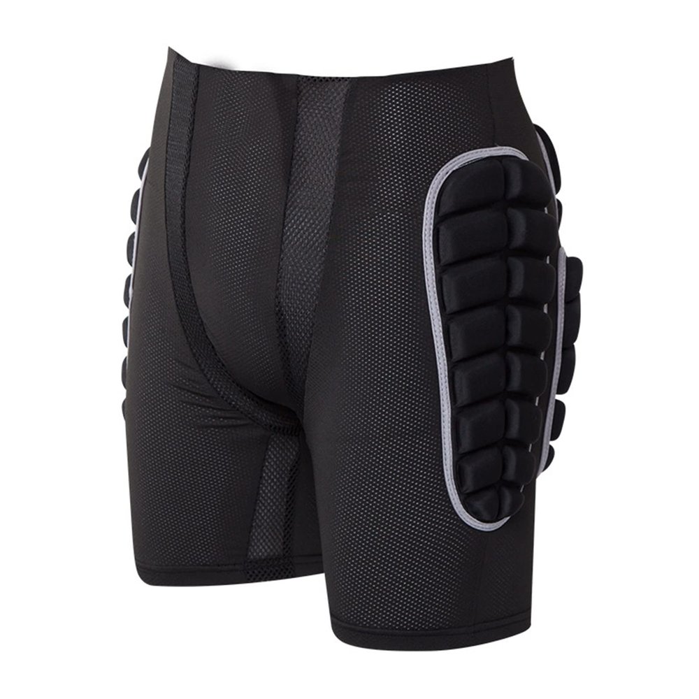 Q-FFL Ski Hip Pants, Breathable 3D Padded Shorts, Tailbone Hip Butt Pad for Skiing Skating Snowboard (Size : X-Large)