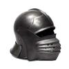 ARTIZANSTORE Medieval Knight Steel Medieval Knight Cosplay LARP Sallet Armor Helmet Halloween Costume Replica Blackt Reenactment Replica Adults Halloween Costume view 1