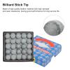 Hozee 50Pcs Pool Cue Tips, 9-13mm Pool Billiard Cue Stick Tips, Pool Cue Stick Tips Replacement Tips, Grade A Leather Billiard Pool Cue Tips for Pool Cues and Snooker, Pool Cues Supplies(12mm) view 2