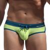Trendy Underwear Men's Bikini Swim Trunks Shorts Beach Briefs Rope Belt Shorts (Men, X-Large, B35 Green) view 3