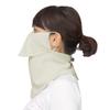 YAKeNU UV CUT MASK UV Sun Protection Mask for Face & Neck, Yake-nu Standard, Hook and Loop Closure (550W Beige Widesize) view 2