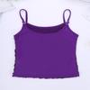 RUNQHUI Kids Girls Kids Girls Shiny Sequins Tank Top Camisole Ballet Dance Costume Performance Tee Shirt Purple 8 Years view 4