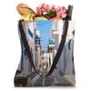 Santorini, Greece Village Alleyway Scenery Tote Bag view 4