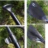 airSUP Tough 3 Piece Compact Paddle for Inflatable SUP Light 33oz with NO Twist - Oval Shaft Carbon (Decal) view 3
