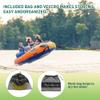 NIUTRIP Boat Tow Rope for Watersports, 60FT Length 3k-6k, Heavy Duty Towable Rope in Yellow and Black view 3