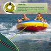 NIUTRIP Boat Tow Rope for Watersports, 60FT Length 3k-6k, Heavy Duty Towable Rope in Yellow and Black view 4