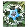 QHYRZE 140mm 160mm 180mm 203mm Bike Floating Disc Brake Rotor 6 Bolts Brake Disc for Road Mountain Bike MTB BMX Bicycle 83g (Color : Blue 203mm) view 1