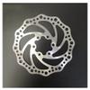 QHYRZE 140mm 160mm 180mm Bike Disc Brake Rotor with 6 Bolts Stainless Steel Brakes Disc Rotors Heat Dissipation for Road Bike Mountain Bike MTB BMX Bicycle Silver (Color : D 140mm) view 1