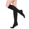 DOOVID Casual Knee High Socks for Women Tube Socks Elasticity Athletic Socks Thin Stripe Knee High Stockings Black One Size view 3