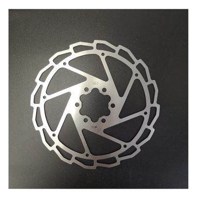 QHYRZE 140mm 160mm 180mm Bike Disc Brake Rotor with 6 Bolts Stainless Steel Brakes Disc Rotors Heat Dissipation for Road Bike Mountain Bike MTB BMX Bicycle Silver (Color : A 160mm)