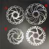 QHYRZE 140mm 160mm 180mm Bike Disc Brake Rotor with 6 Bolts Stainless Steel Brakes Disc Rotors Heat Dissipation for Road Bike Mountain Bike MTB BMX Bicycle Silver (Color : A 160mm) view 3