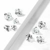 3 Pc 4 MM Heart Shape CZ Internal Threaded Dermal Anchor Heads 14G view 2