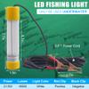 OROOTL Underwater Fishing Light Super Bright 16000 Lumens 21.5W 12V LED Night Fishing Light Deep Drop Fish Lamp Fishing Bait Finder for Shrimp Prawns Squid Boat Dock, White view 3