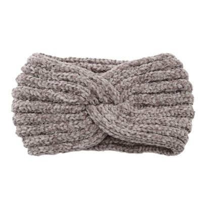 Beaupretty Warm Woolen Yarn Cross Headband Women's Knotted Headwrap Hair Hoops for Women Exercise Headdress