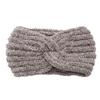 Beaupretty Warm Woolen Yarn Cross Headband Women's Knotted Headwrap Hair Hoops for Women Exercise Headdress view 1