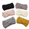 Beaupretty Warm Woolen Yarn Cross Headband Women's Knotted Headwrap Hair Hoops for Women Exercise Headdress view 3