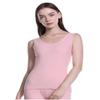 JXGSGOGO Womens Basic Cami Vest Tank Top Autumn Winter Thermal Tops Warm Underwear Pink 2XL view 2