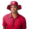 FOCO Wisconsin Badgers Solid Boonie Hat view 2