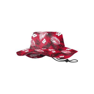 FOCO Wisconsin Badgers Floral Boonie Hat
