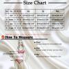 3 Packs Swimwear Womens Solid Swimsuits Triangle Halter Thong Bikini Set Butterfly Bathing Suits with Sarongs view 3