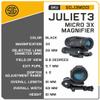 Sg Sauer Juliet3-Micro 3x22mm Magnifier with Leather Patch Trucker Hat Bundle view 3