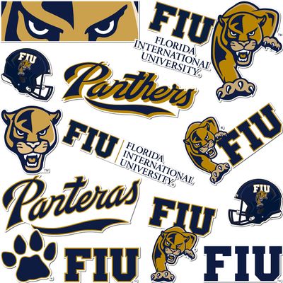 Desert Cactus Florida International University Sticker Vinyl Decal Laptop Water Bottle Car Scrapbook Sheet (Type A)