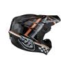 Troy Lee Designs SE4 Polyacrylite Adult Motocross Off-Road Dirt Bike Helmet with MIPS, Warped, Black / Copper, X-Large view 4