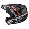 Troy Lee Designs SE4 Polyacrylite Helmet (2025) MIPS for Motocross MX Off-Road, Warped Black/Copper SM view 2
