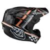 Troy Lee Designs SE4 Polyacrylite Helmet (2025) MIPS for Motocross MX Off-Road, Warped Black/Copper SM view 4