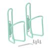 BW USA Aluminum Bike Water Bottle Cages  Great for MTB and Road Bicycles  2 Pack - Seafoam
