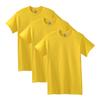 Gildan Men's Heavy Cotton T-Shirt, Style G5000, Multipack, Daisy (3-Pack), Small view 1
