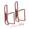 BW USA Aluminum Bike Water Bottle Cages  Great for MTB and Road Bicycles  2 Pack - Crimson view 1