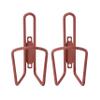 BW USA Aluminum Bike Water Bottle Cages  Great for MTB and Road Bicycles  2 Pack - Crimson view 2