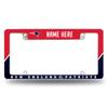 Rico Industries NFL Football New England Patriots Personalized/Custom 12" x 6" Chrome All Over Automotive License Plate Frame for Car/Truck/SUV view 1