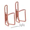BW USA Aluminum Bike Water Bottle Cages  Great for MTB and Road Bicycles  2 Pack - Red view 1