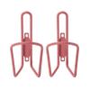 BW USA Aluminum Bike Water Bottle Cages  Great for MTB and Road Bicycles  2 Pack - Red view 2