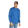 Gildan Men's Ultra Cotton Long Sleeve T-Shirt, Style G2400, Multipack, Royal (3-Pack), X-Large view 2