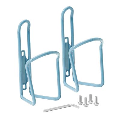 BW USA Aluminum Bike Water Bottle Cages  Great for MTB and Road Bicycles - 2 Pack - Teal