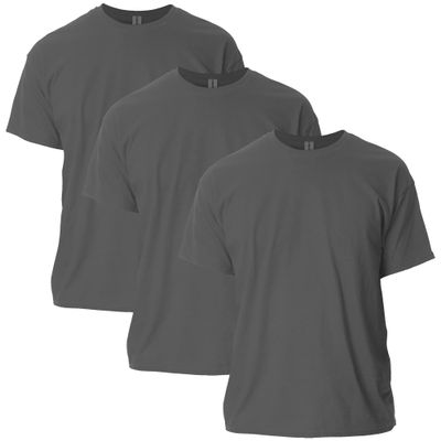 Gildan Adult Ultra Cotton T-Shirt, Style G2000, Multipack, Charcoal (3-Pack), Medium
