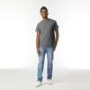 Gildan Adult Ultra Cotton T-Shirt, Style G2000, Multipack, Charcoal (3-Pack), Medium view 3