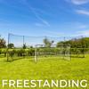 Stop That Ball Backstop Net Systems | Multi-Sport Ball Stop Net & Posts | Pop-Up, Freestanding & Socketed Options [5 Sizes] (Freestanding, 50ft) view 3