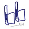 BW USA Aluminum Bike Water Bottle Cages  Great for MTB and Road Bicycles  2 Pack - Royal Blue