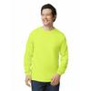 Gildan Men's Ultra Cotton Long Sleeve T-Shirt, Style G2400, Multipack, Safety Green (3-Pack), 3X-Large view 2