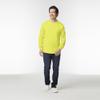 Gildan Men's Ultra Cotton Long Sleeve T-Shirt, Style G2400, Multipack, Safety Green (3-Pack), 3X-Large view 3