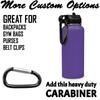 LaserGram Personalized Water Bottle, Schnauzer Dog, Stainless Steel Double Wall Vacuum Insulated with Flip Top Straw, Custom Engraved Gift (40oz / 1180ml Dark Purple) view 4